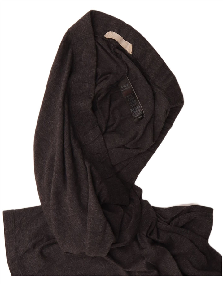 Pantaloni da tuta da donna MARKS & SPENCER UK 10 piccoli in cotone grigio
