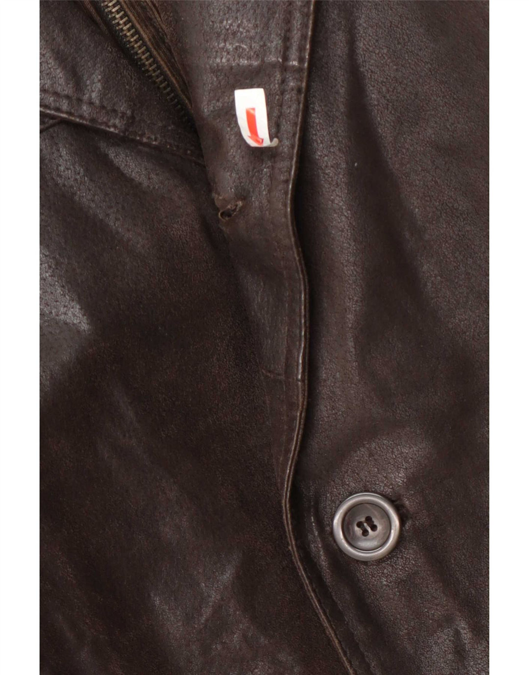 Giacca in pelle da uomo Bata IT 54 2XL Marrone