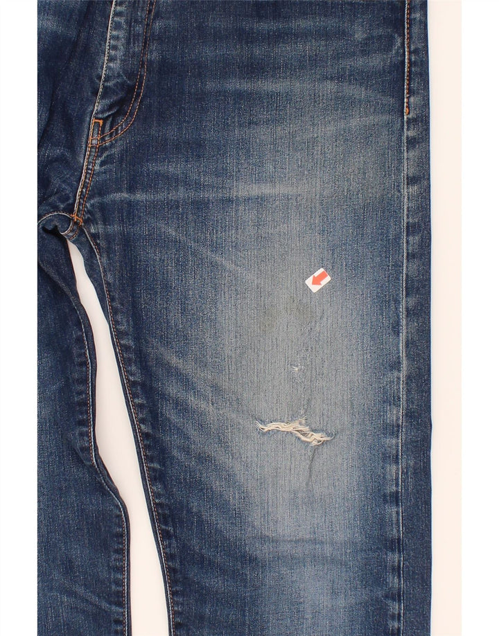 WRANGLER Womens Straight Jeans W36 L32 Blue Cotton Vintage Wrangler and Second-Hand Wrangler from Messina Hembry 