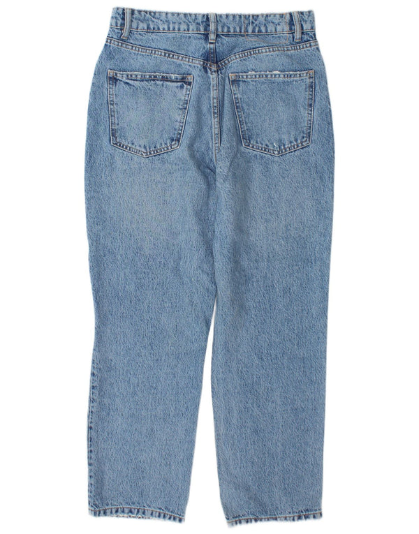 Zara Womens Distressed High Waist Jeans EU 38 Small W28 L27 Blue