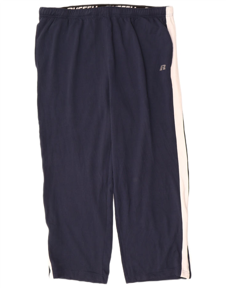 RUSSELL ATHLETIC Mens Dri-Power Tracksuit Trousers  2XL  Navy Blue