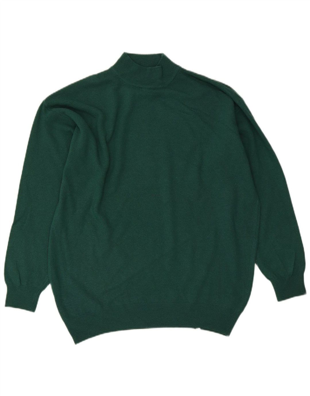Maglione maglione collo alto da uomo Sisley grande verde