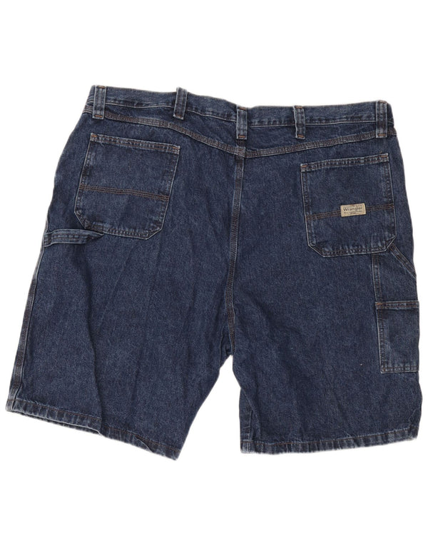 Pantaloncini di jeans cargo da uomo Wrangler W46 3XL cotone blu