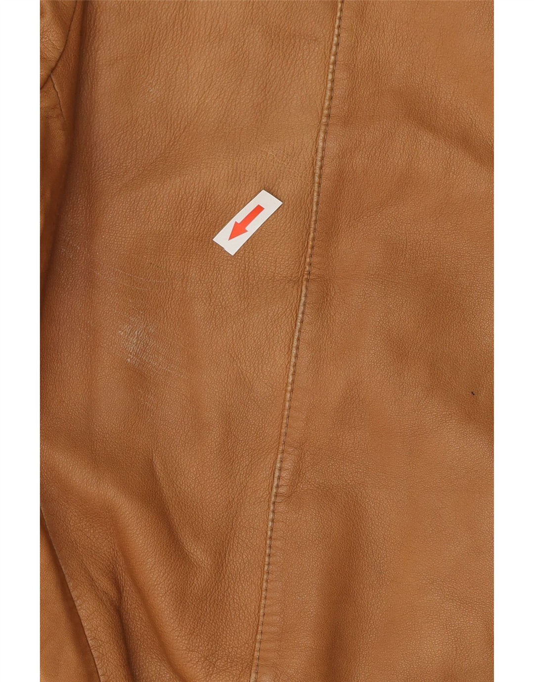 Giacca in pelle vintage da uomo IT 54 2XL Marrone