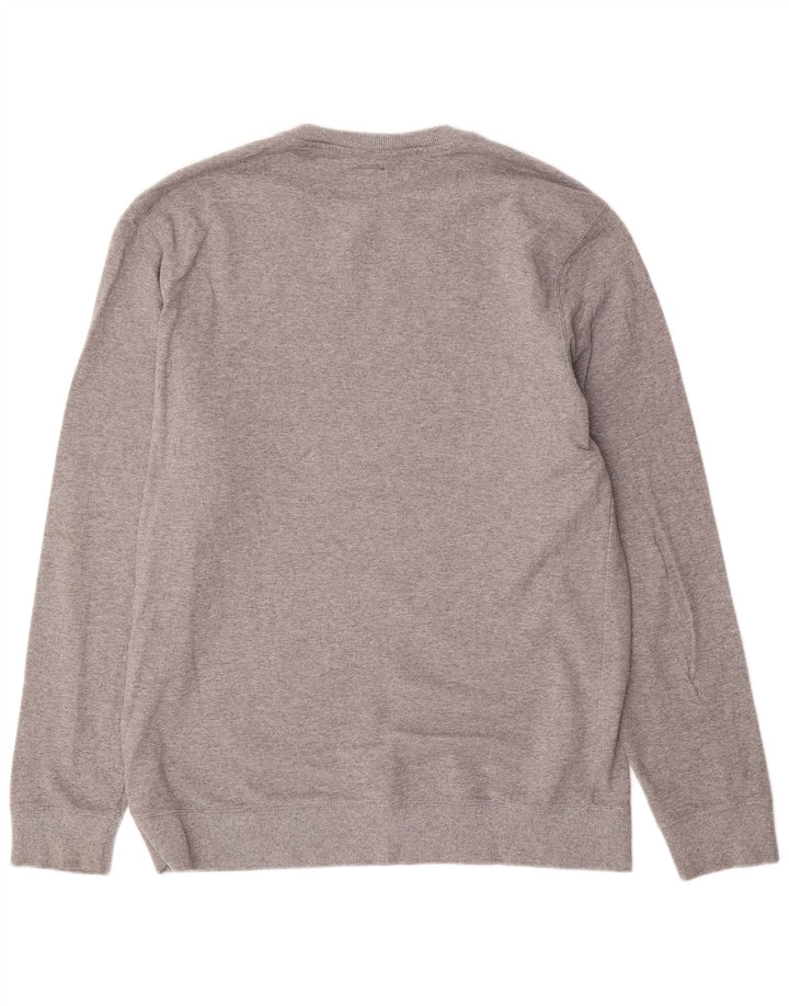 Felpa grafica da uomo Vans Felpa XL in cotone grigio