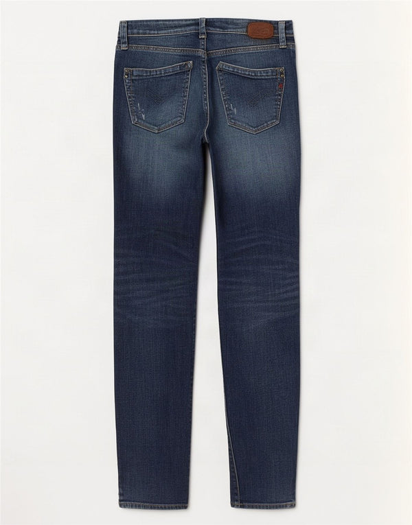 Jeans slim da donna Replay W26 L32 cotone blu