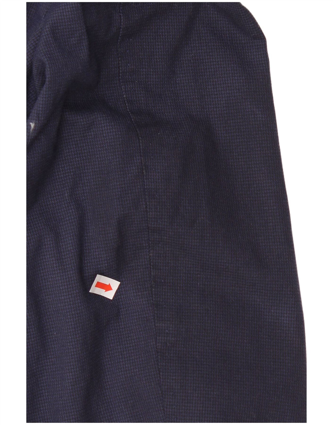 Giacca blazer da uomo a 2 bottoni Massimo Dutti EU 52 grande pied de poule blu navy