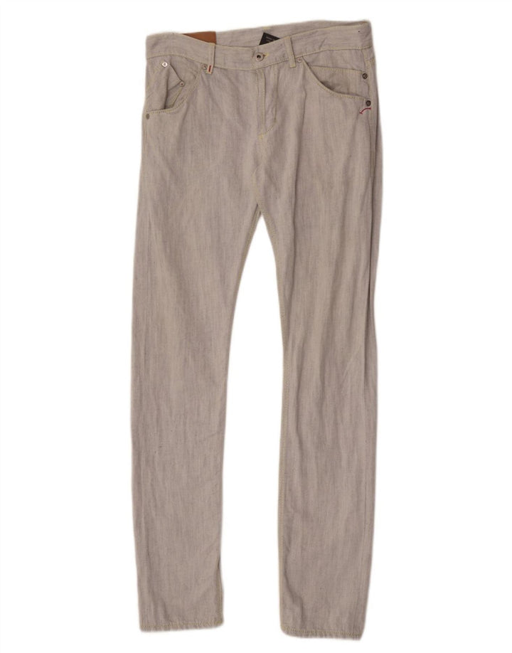 Dondup Donna Sam Slim Fit Jeans Slim W32 L34 Cotone Grigio