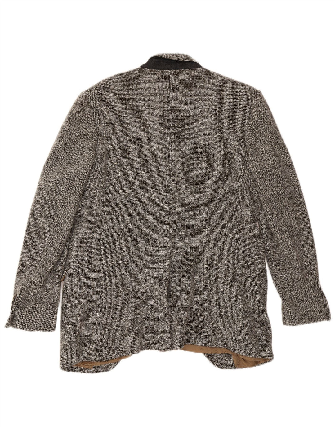 Giacca blazer da uomo a 1 bottone Dolce & Gabbana IT 52 XL lana screziata grigia
