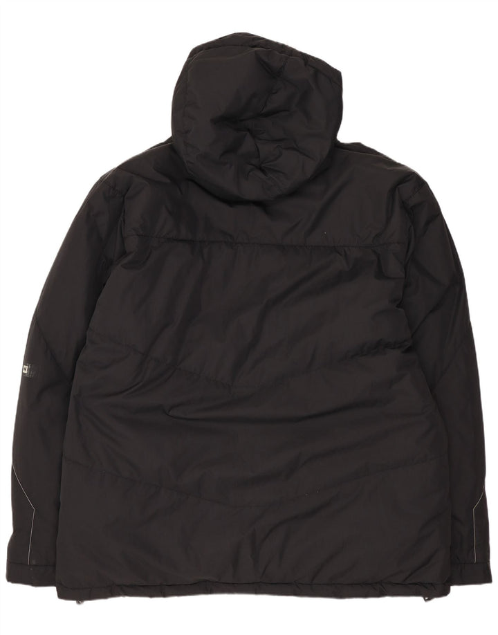 Giacca imbottita con cappuccio da uomo Helly Hansen UK 42 XL nylon nero