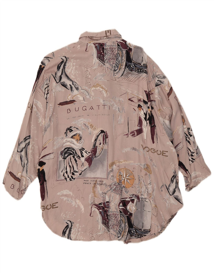 Camicetta oversize grafica da donna C&A Clock House UK 10 piccola Beige