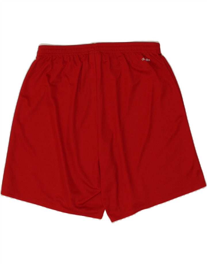 ADIDAS Mens Climalite Sport Shorts Large  Red Polyester Vintage Adidas and Second-Hand Adidas from Messina Hembry 