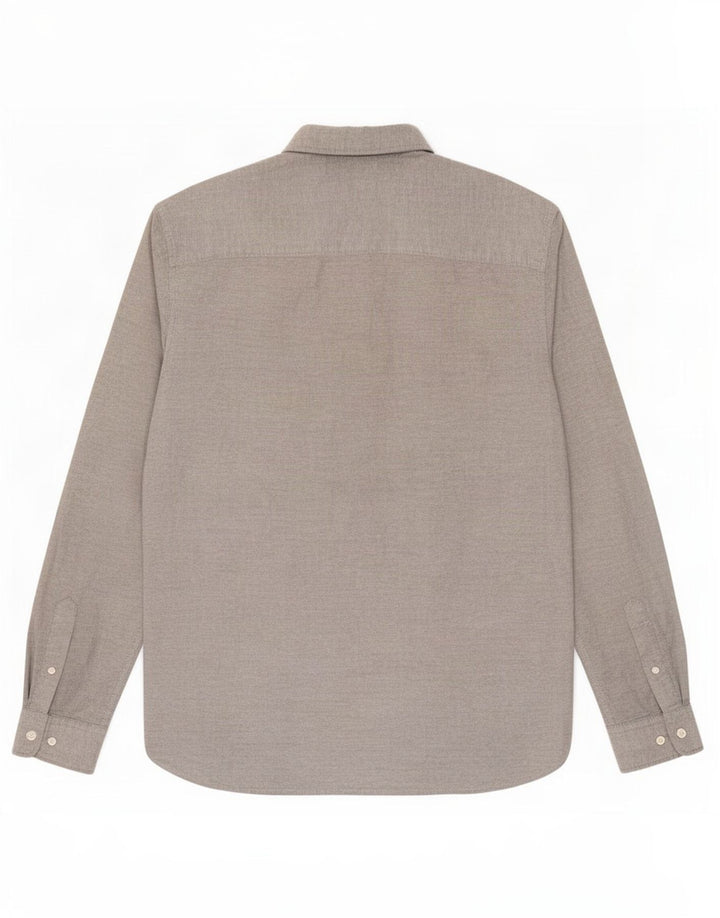 Camicia da uomo Jack & Jones grande in cotone grigio
