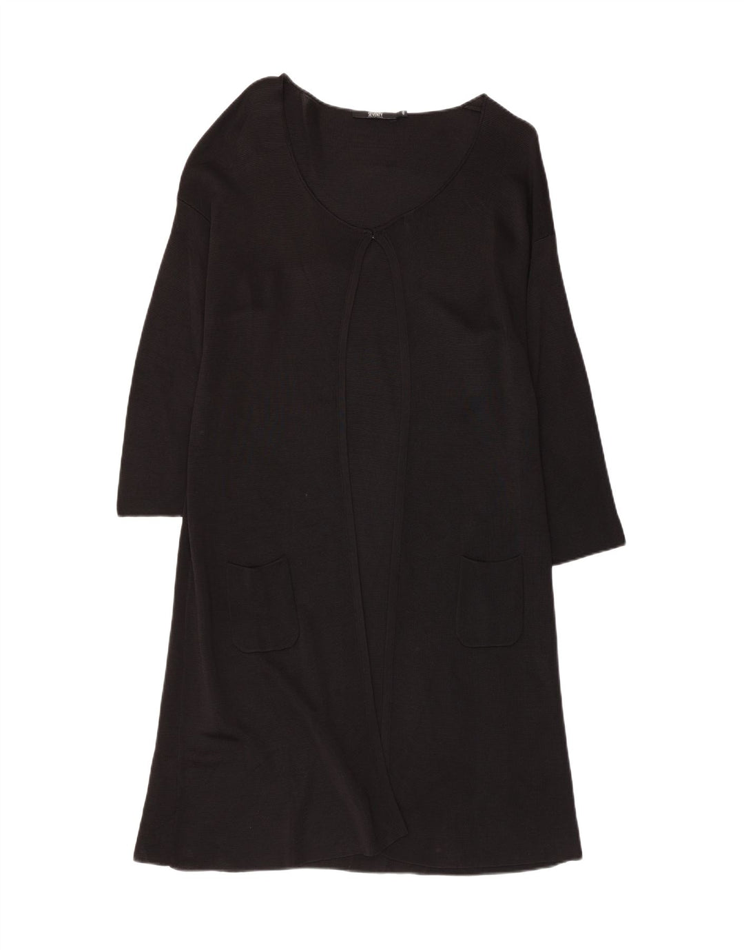 SEVENTY Womens Longline Cardigan Sweater IT 48 XL Black Viscose