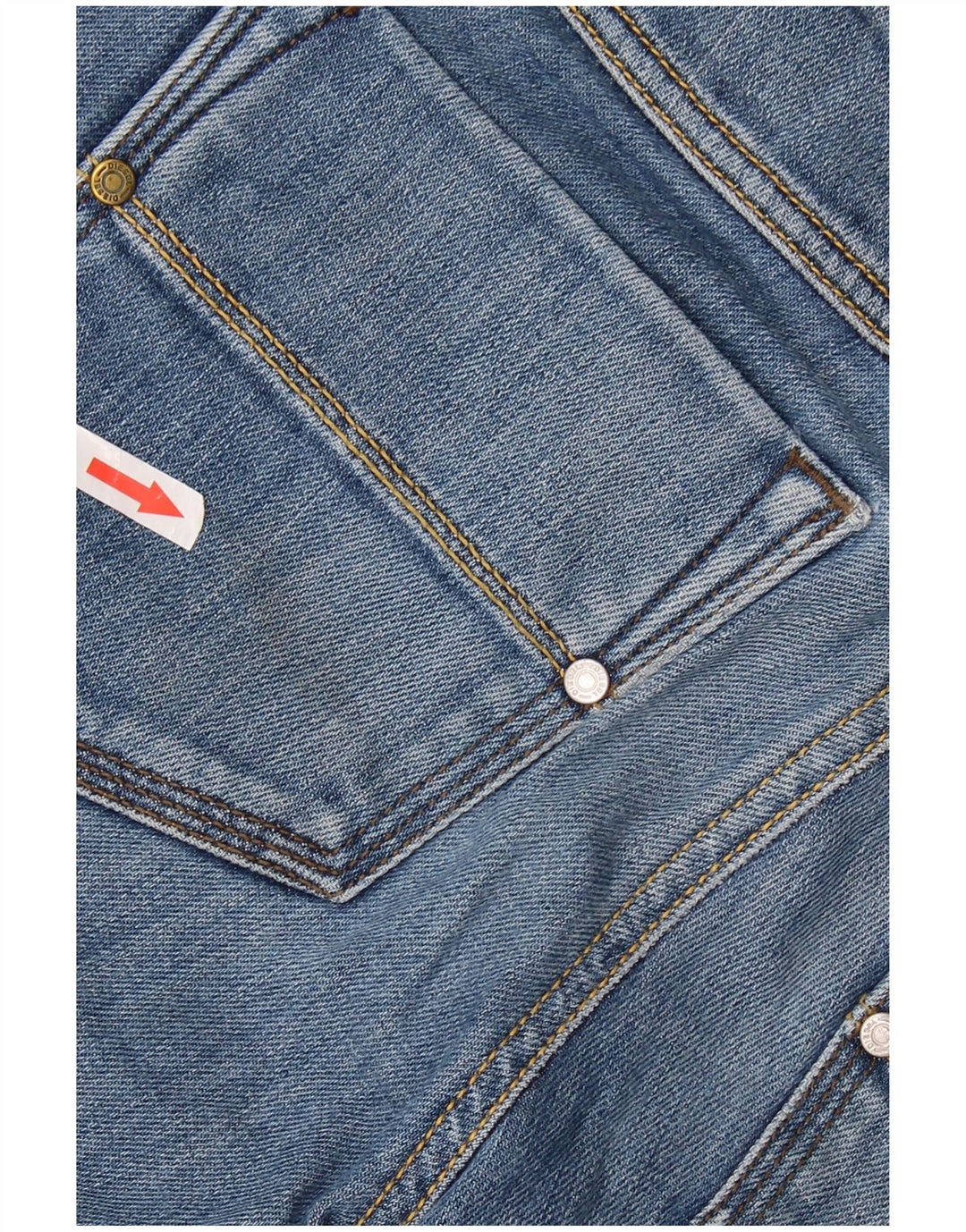 Jeans dritti Reckfly da donna DIESEL W29 L32 cotone blu