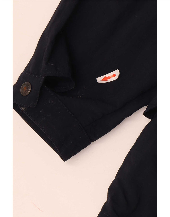 Giacca da uomo con cappuccio Trussardi UK 42 XL Blu Navy