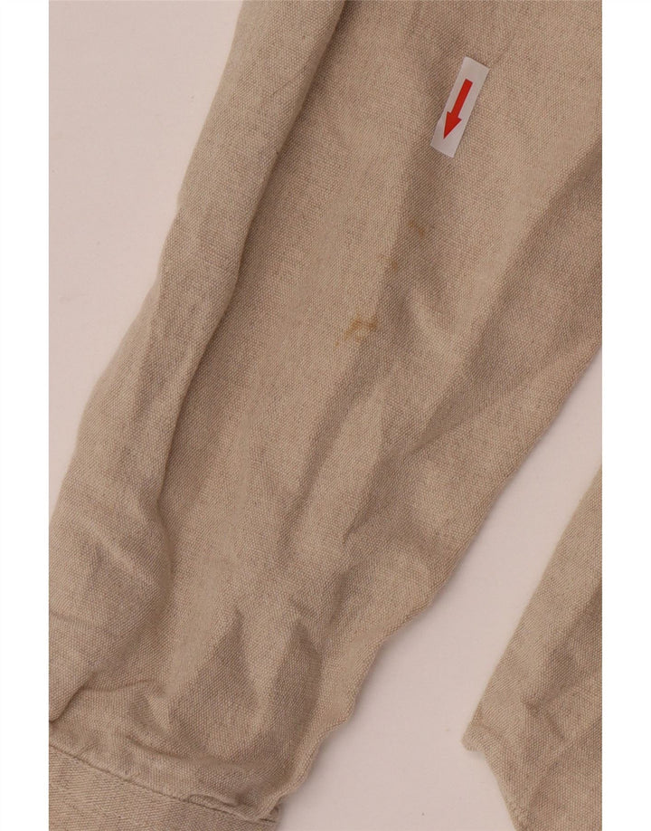 Camicia da uomo Energie grande in lino beige