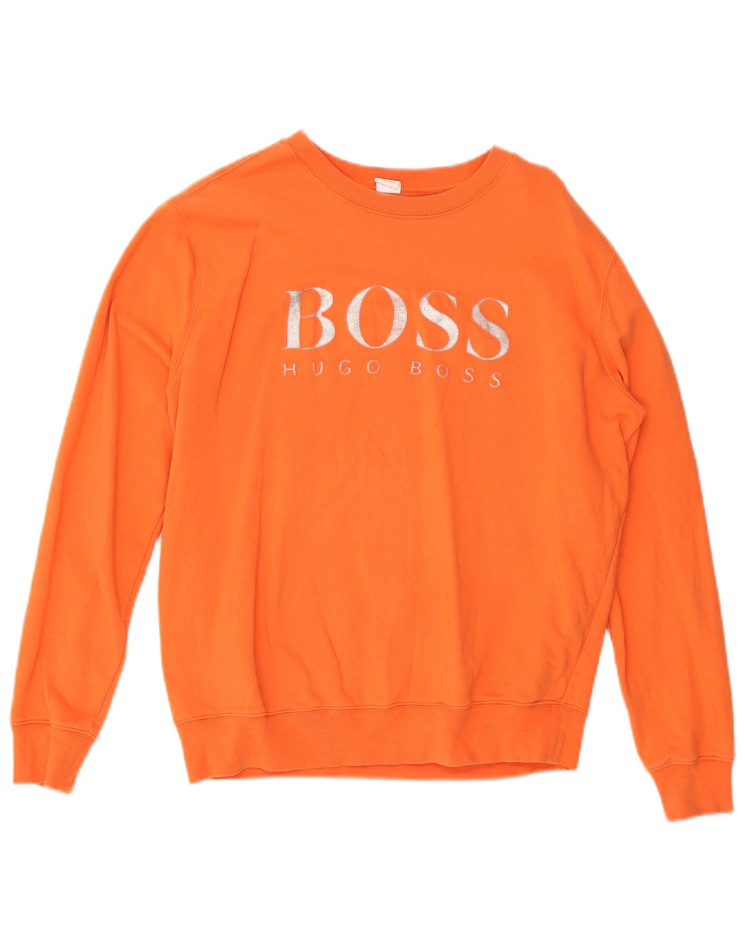 Felpa grafica da donna Hugo Boss Maglione UK 14 Arancione medio