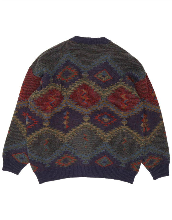 Marks & Spencer Maglione cardigan St. Michael da uomo XL Blu navy retrò