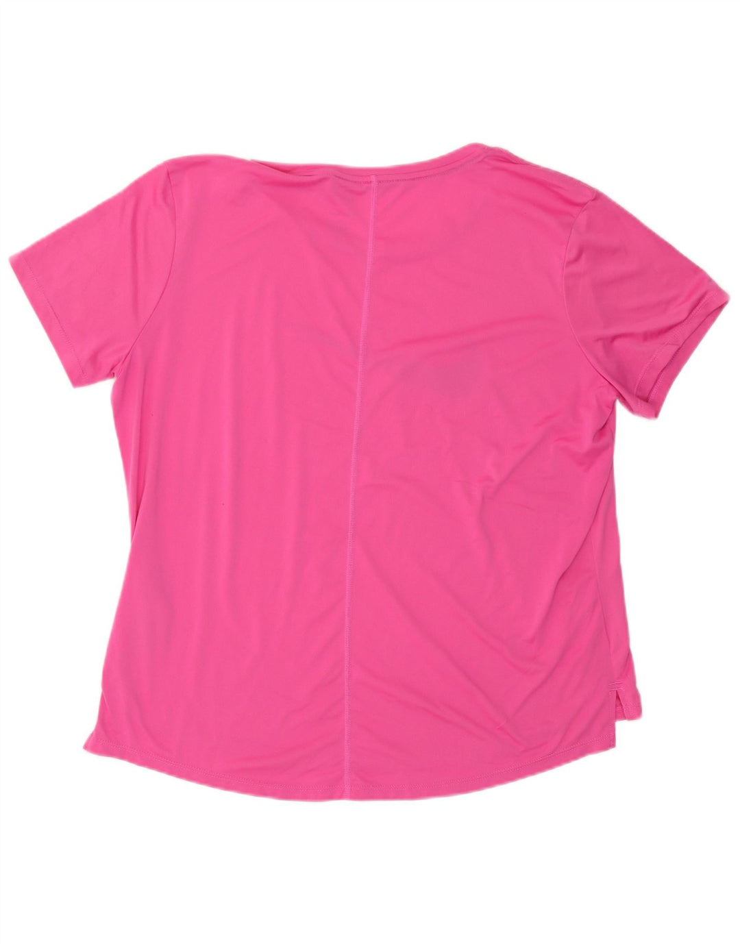 T-shirt grafica Nike Dri Fit da donna, taglia UK 16, grande, rosa, in poliestere