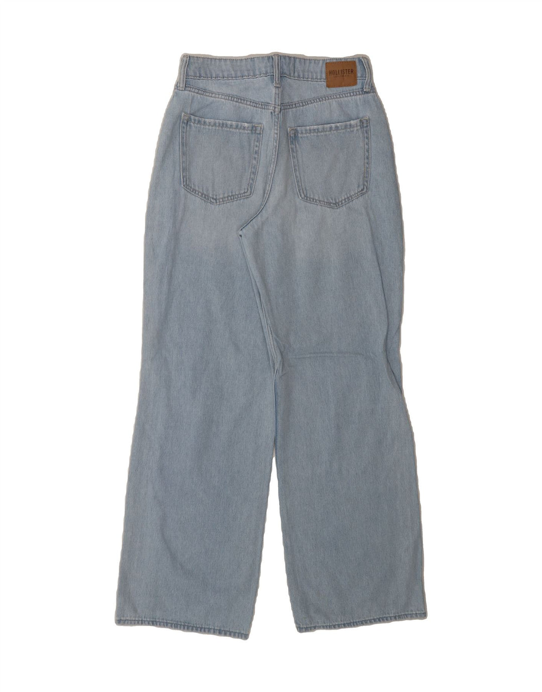HOLLISTER Womens Baggy High Rise Straight Jeans US 4 Small W27 L30 Blue Vintage Hollister and Second-Hand Hollister from Messina Hembry 