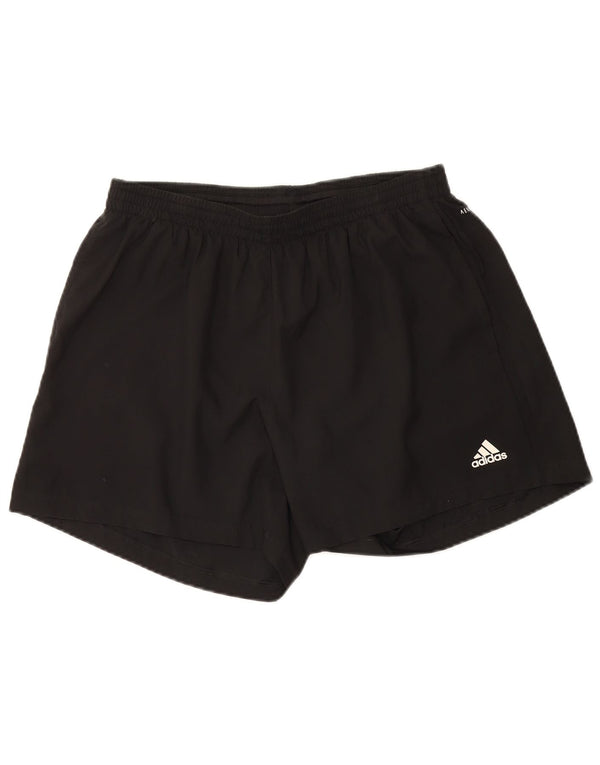 Pantaloncini sportivi Adidas Aeroready Graphic da uomo in poliestere nero medio