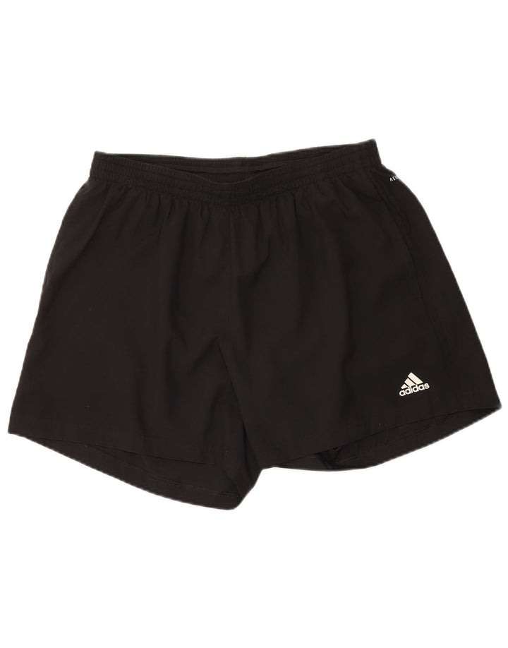Pantaloncini sportivi Adidas Aeroready Graphic da uomo in poliestere nero medio