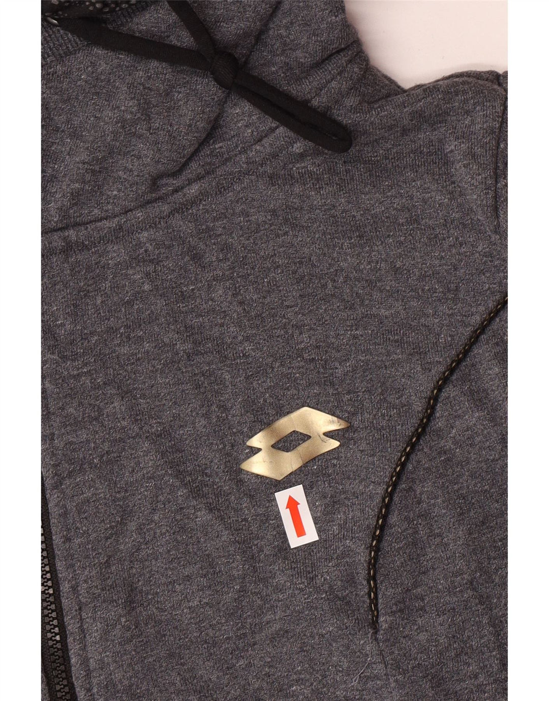 Maglione con cappuccio e zip da donna LOTTO UK 16 Large Grigio