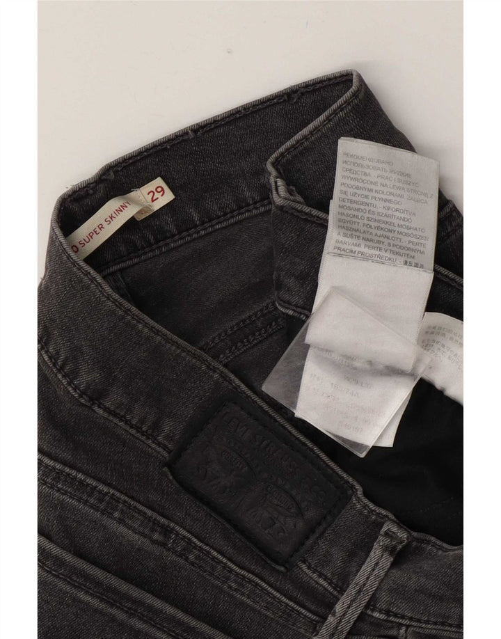 Jeans Levi's 710 Super Skinny da donna W29 L32 in cotone grigio