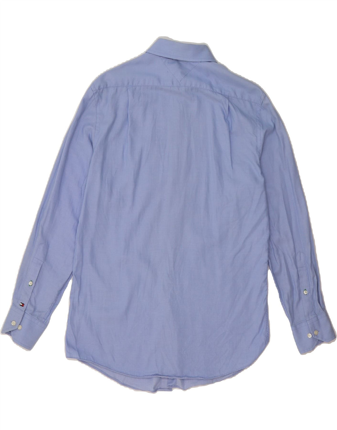 TOMMY HILFIGER Mens Shirt Size 15 32/33 Medium Blue Cotton Vintage Tommy Hilfiger and Second-Hand Tommy Hilfiger from Messina Hembry 