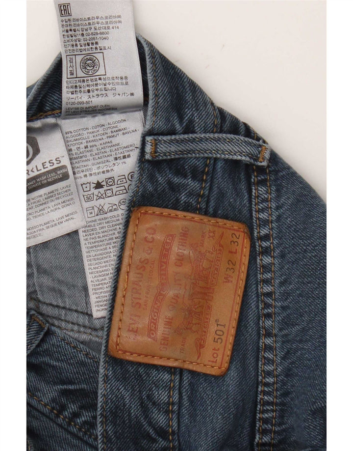 Levi's Uomo 501 Jeans dritti W32 L32 Cotone Blu