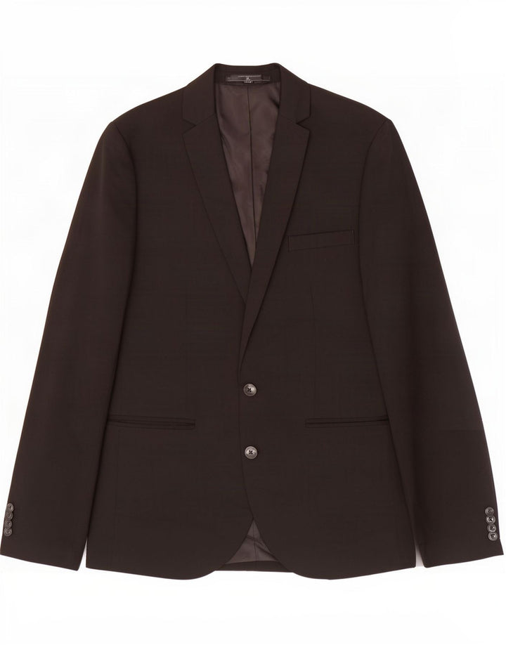 Giacca blazer a 2 bottoni Jack & Jones da ragazzo 15-16 anni in poliestere nero
