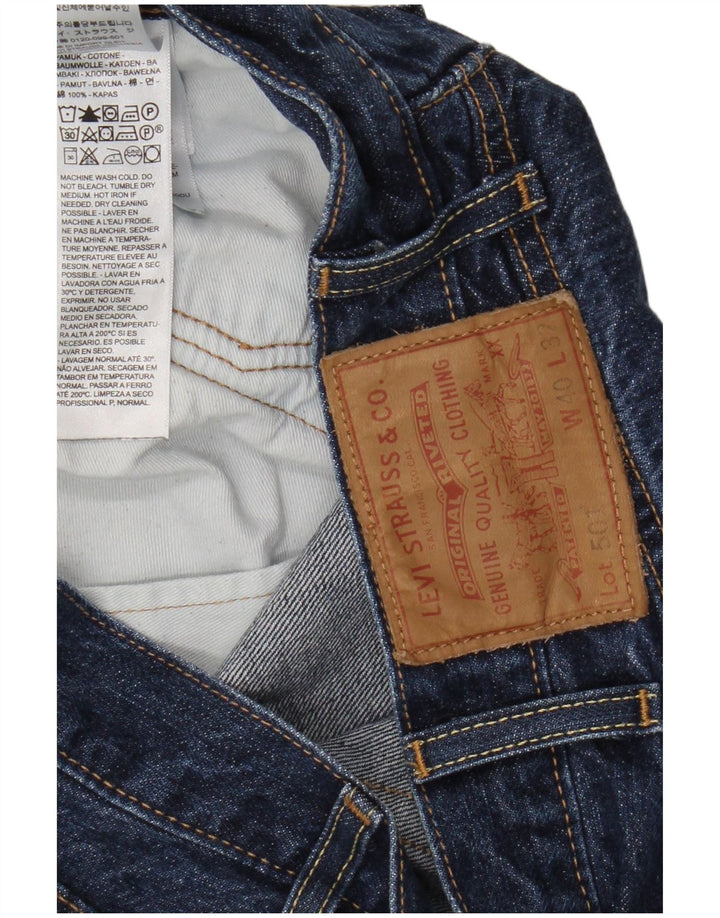 Levi's Uomo 501 Jeans dritti W40 L32 Cotone Blu