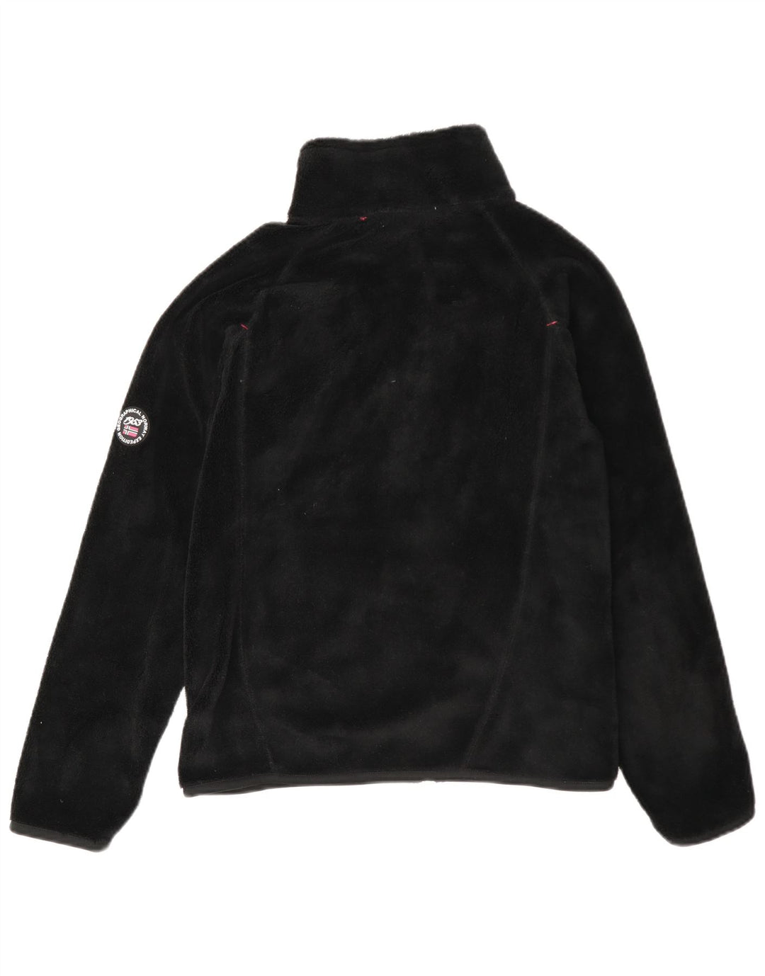 Giacca in pile da donna Geographical Norvegia UK 14 poliestere nero medio