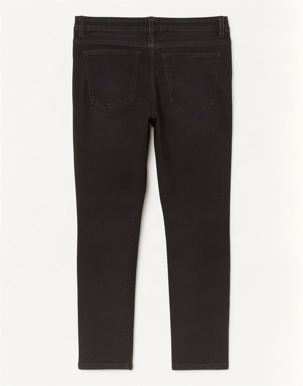 Jeans skinny a vita alta da donna Marks & Spencer UK 16 Large W34 L25 Nero