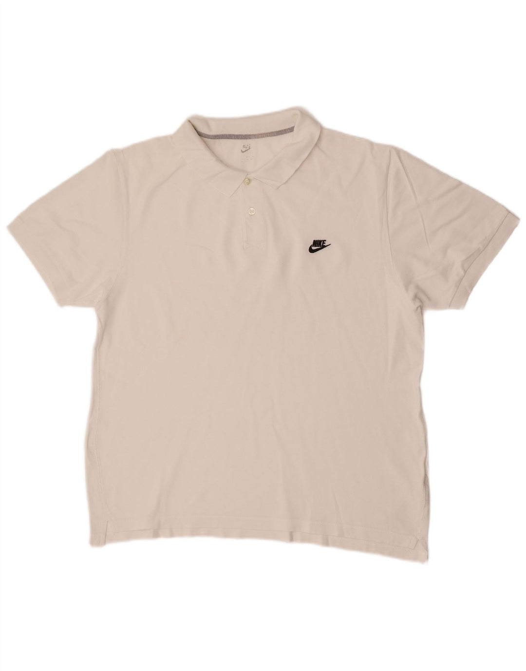 Polo Nike da uomo XL in cotone bianco