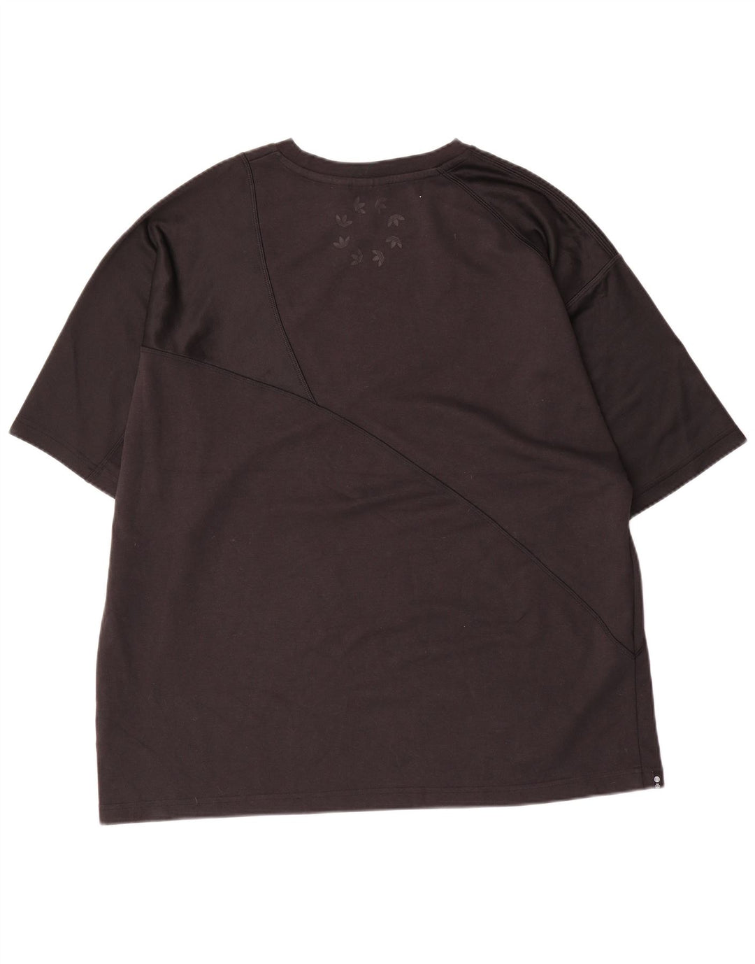 T-shirt grafica da uomo Adidas Top grande in poliestere nero