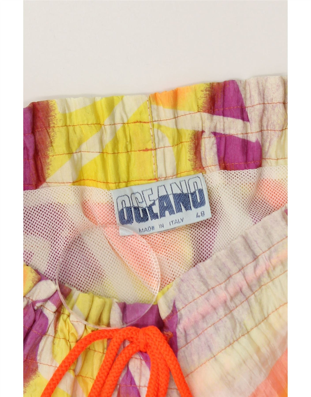 Pantaloncini da bagno uomo Oceano IT 48 Medium Poliammide geometrica multicolore