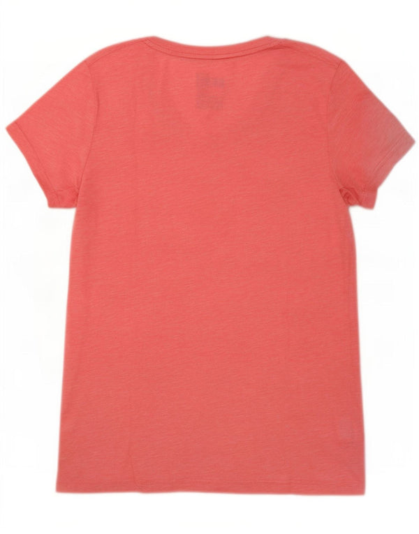 T-shirt ampia a maniche corte Nike Dri Fit da donna UK 10 Small Pink Flecked