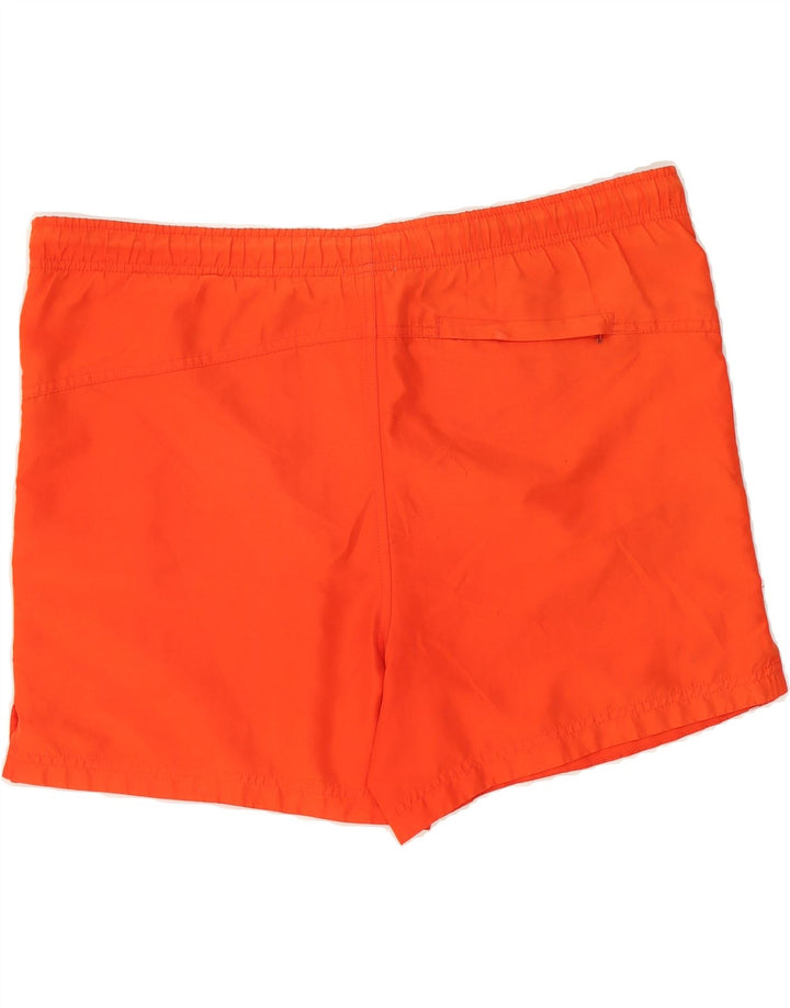 CALVIN KLEIN Mens Graphic Sport Shorts XL  Orange Polyester Vintage Calvin Klein and Second-Hand Calvin Klein from Messina Hembry 