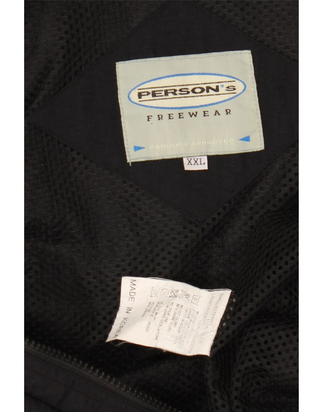 Gilet da uomo di Person UK 44 2XL nylon nero