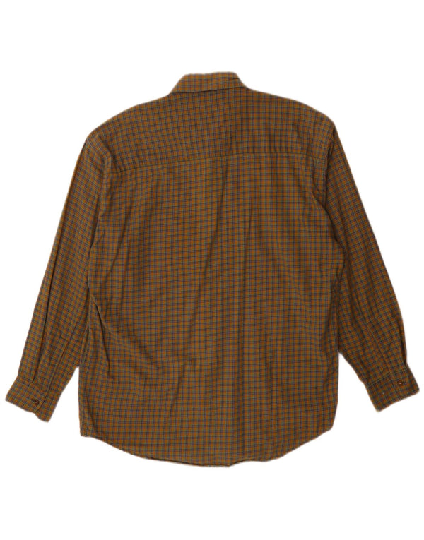 Camicia in flanella da uomo Goose & Gander IT 46 quadri marroni grandi