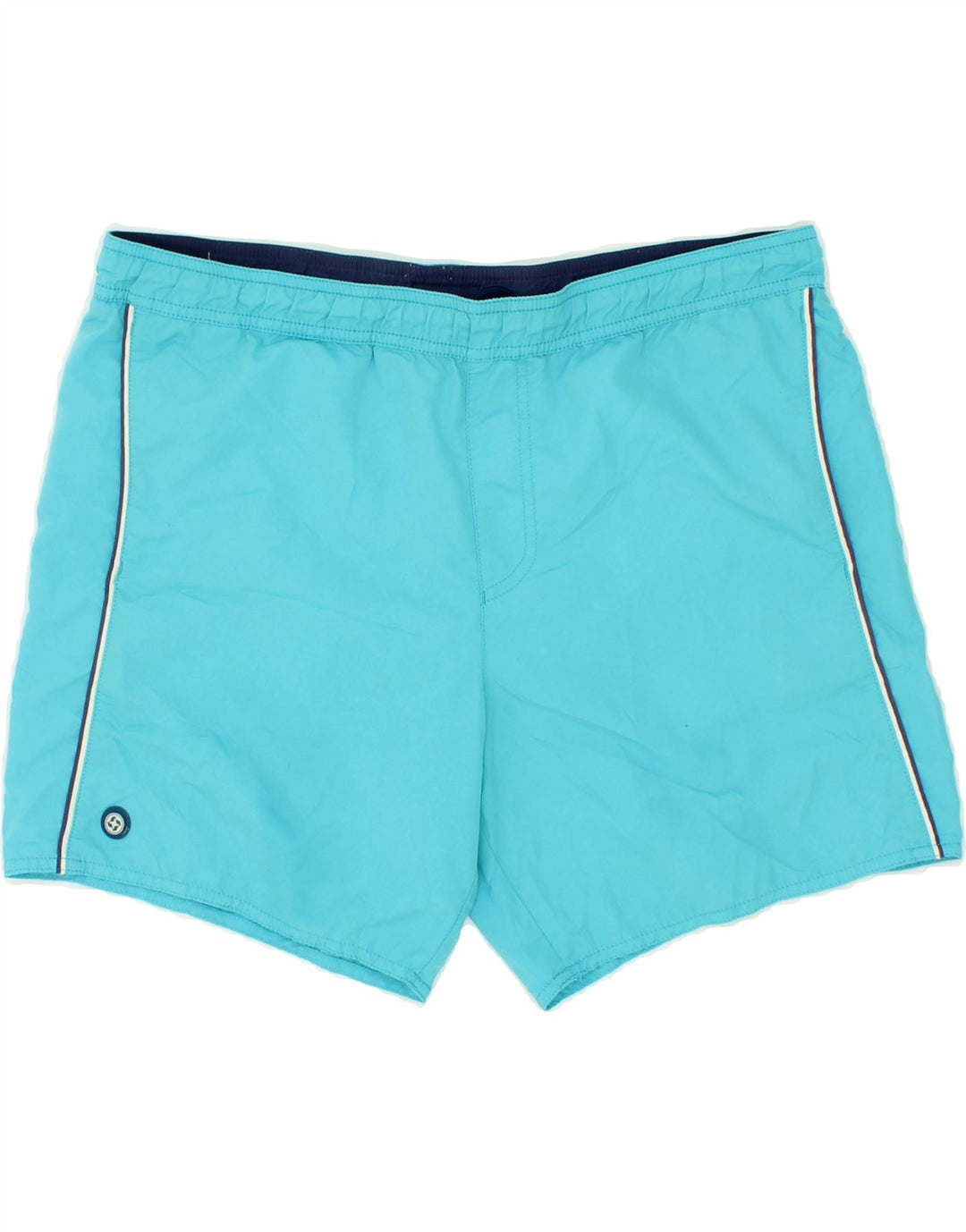COLMAR Mens Swimming Shorts IT 50 Medium Blue Polyester Vintage Colmar and Second-Hand Colmar from Messina Hembry 