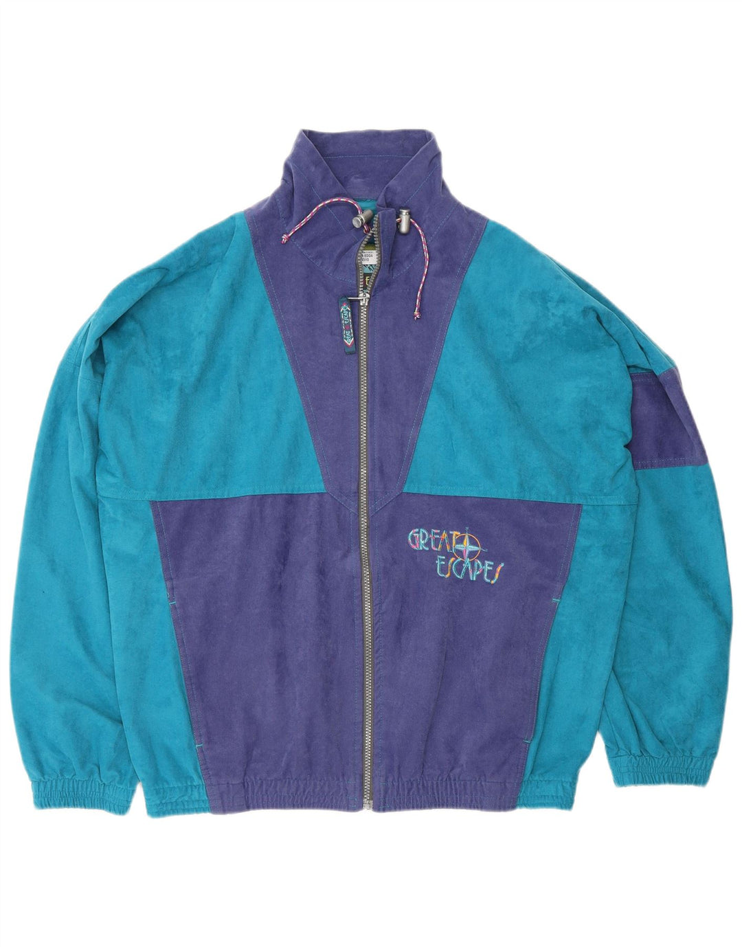 Giacca da tuta da uomo Great Escapes IT 48 Blu medio color block
