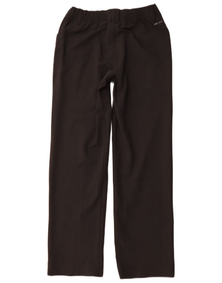 NIKE Pantaloni casual dritti da uomo Dri Fit Small W27 L31 Poliestere grigio