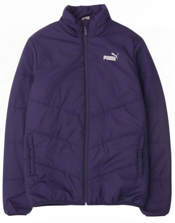 Giacca imbottita Puma da ragazzo 15-16 anni in poliestere blu navy