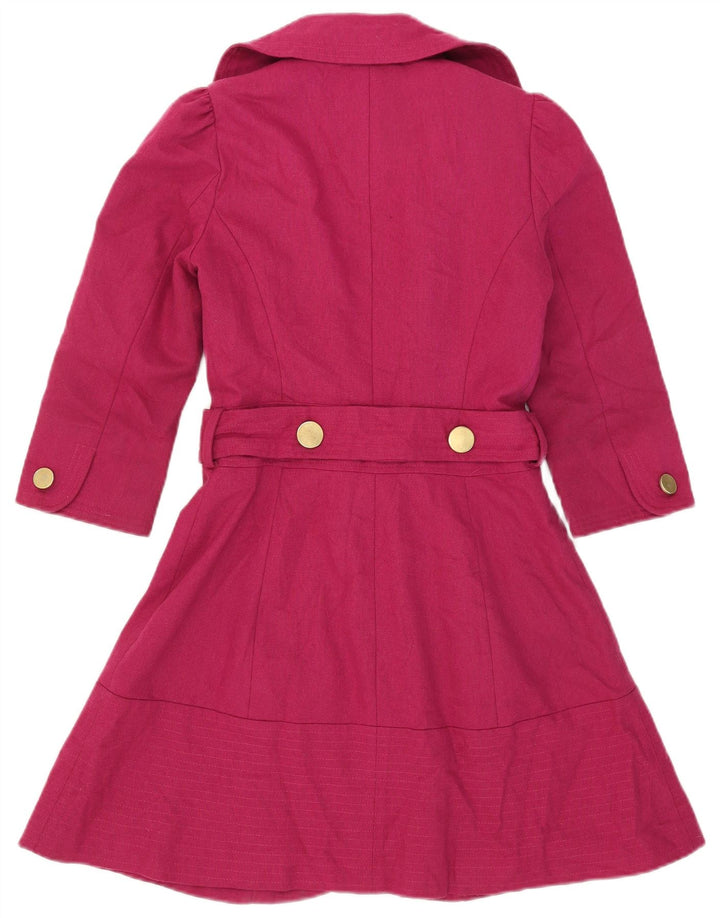 Soprabito da donna Topshop UK 8 piccolo in lana rosa
