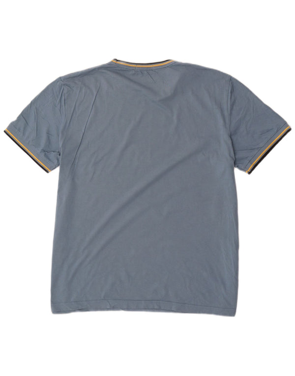 T-shirt da uomo Fred Perry Top XL in cotone a righe blu