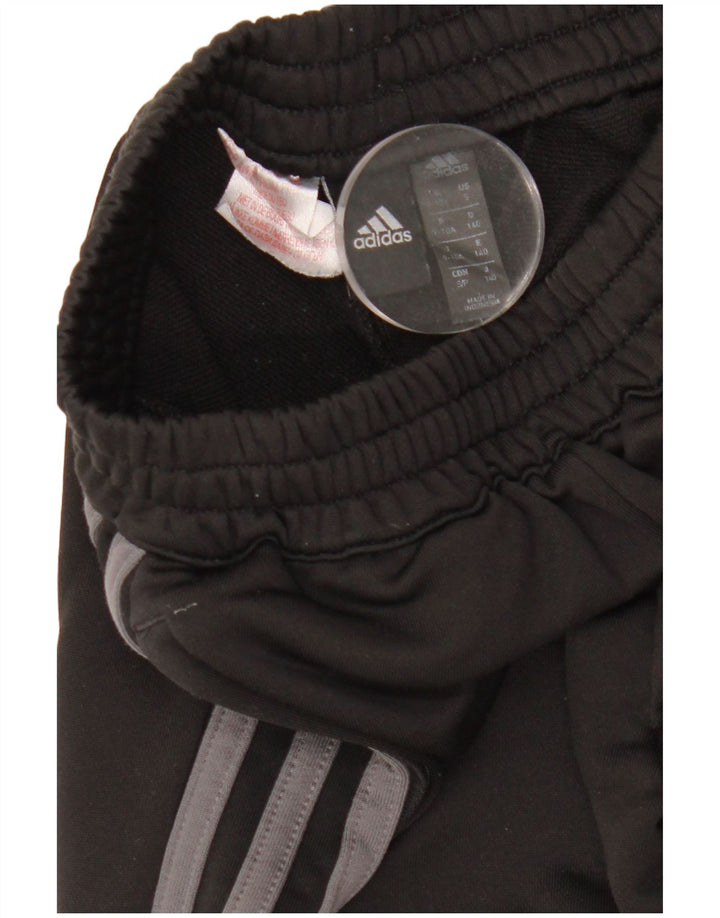 Pantaloni della tuta da ragazzo Adidas 9-10 anni in poliestere nero