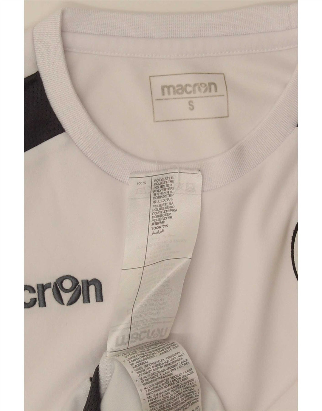 Macron T-shirt grafica da uomo dell'Udinese Calcio Small White Colourblock